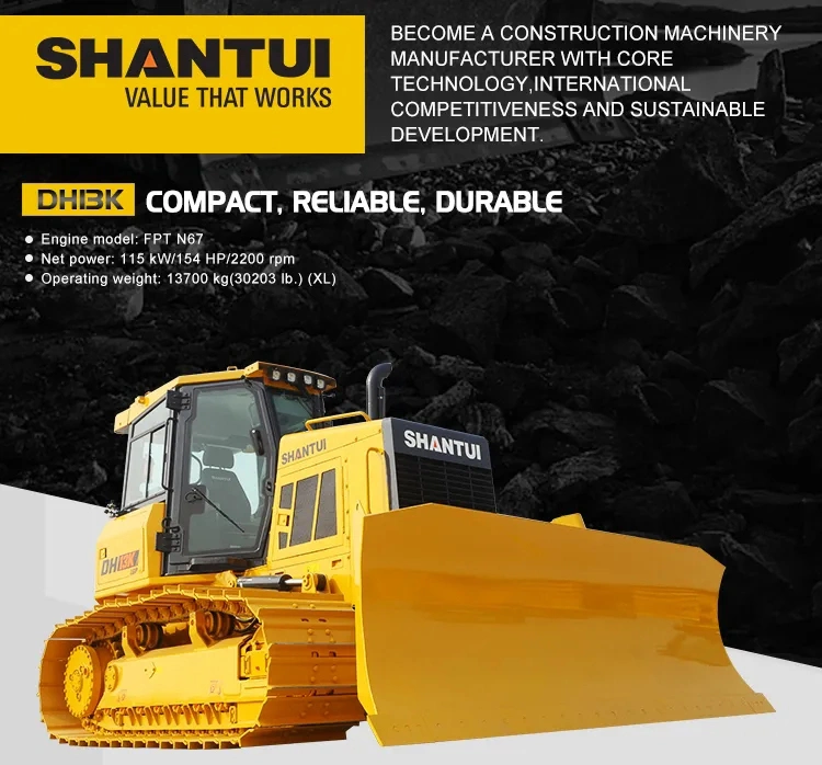 Reliable and Durable Crawler Hydraulic Dozer Crawler Tractor Dh13K Bulldozer