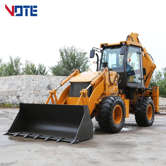 Cheap 4WD Mini Loader Multifunction Small Garden Tractor Backhoe Loader Excavator Loader Backhoe with Attachment for Sale Construction Machinery