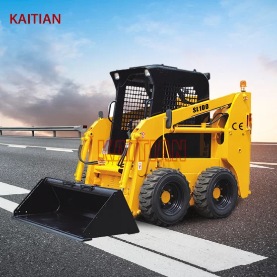 Tracked Skid Steer Loader Mini Skid Steer Loader with Accessories