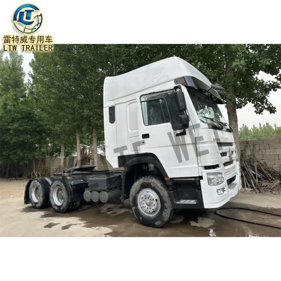 Second Hand 6X4 Sinotruk HOWO 375HP 420HP Rhd Used Tactor Truck for Sale in Tanzania