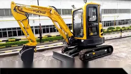 Zero Tail Japan Engine Kubota V2403 42.5HP Yuchai 3.5ton/4 Ton Mini Excavator Yc35sr for Sale